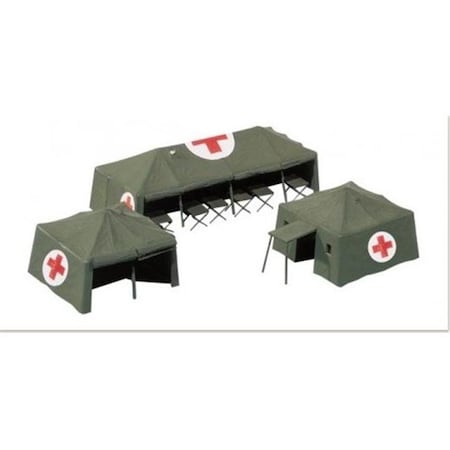 Herpa HE746021 1 Isto 87 Mliitary Medical Service Tents Model Planes